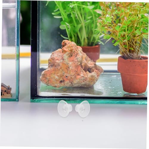 KESYOO 20pcs Aquarium Cups Adjustable Cable Ties Plant Holder for Binding Moss Airline Tubing and Reptile Hammocks Fish Tank Decor