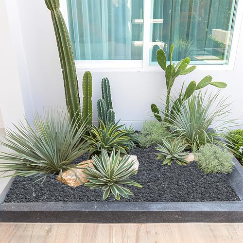 Mr. Fireglass Natural Decorative Gray Bean Pebbles 1/5" Crushed Gravel Stone for Decorating Garden, Succulent Plants and Walkway (2-lb Bag) - color: Gray, size: 2 Pounds