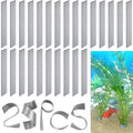 25 Pcs Aquarium Plant Weights, Plant Weights for Fish Tank, Anchors for Live Plants, Stops Plants from Floating in The Aquarium.