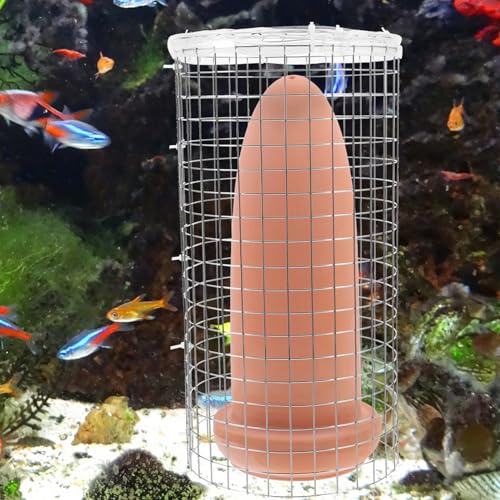 Fish Spawning Bucket Set Breeding Cone for Aquarium Shrimp Breeding Bucket for Decoration Sturdy Spawning Cone Easy Cleaning Features