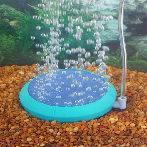 Penn-Plax Aquarium Bubble Disk Aerator - Air Pump Accessories – For Fish Tanks (Large) - size: Large