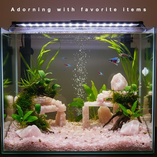 Crystal Chips Stone-Aquarium Rocks Decor,Fish Gravel,Tumbled Stone Chips for Aquascape Vase Filler,DIY Crafts,Indoor Plants - color: Pink