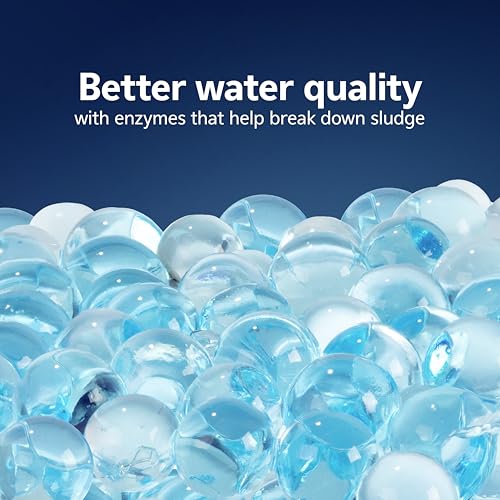 Aqueon PURE Betta Beads, Water Care for Unfiltered Aquariums, Maintains Clear Water and Helps Breakdown Organic Sludge, Blue