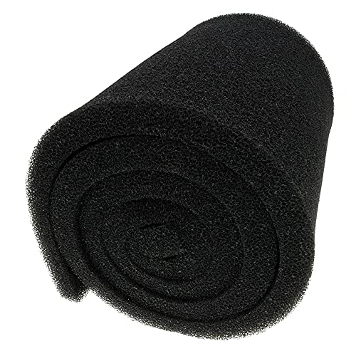AFA Aquarium Filter Media Sponge Pad, Fish Tank Bio Open Cell Coarse Foam Block Foam Pre Filter Sponge Material (12" x 72" x 1" 25ppi)