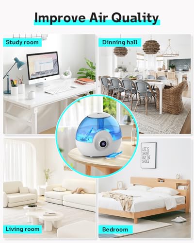 Leemone 6 Pack Humidifier Cleaner Shark, Demineralization Float Shark Compatible with All Humidifier and Fish Tank - color: Colorful Fish-6p