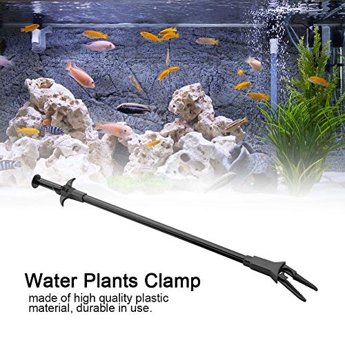 Aquarium Planting Tweezers 50cm Plastic Aquascaping Tool for Water Plant Trimming and Rooting, Precise 50cm Reach for Deep Tank Planting, Gravel Vacuum Compatible in Freshwater and Saltwater Setups