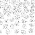 DomeStar Fake Ice, 150PCS Fake Diamonds, Plastic Diamonds Acrylic Rocks Vase Fillers for Centerpieces Wedding Party Table Scatter Food Display - color: 150 Clear