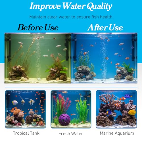 4 Pack Filter Sponge, Aquarium Sponge Aquarium Bio Sponges Filter for Fish Tank Filters Sumps Ponds Hydroponics 5.12" x 4.72" x 0.78"