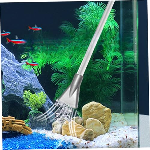 Aquarium Siphon, 87 Inch Segmented Aquarium Water Changer with Flows Control Valve and Hanger, Transparent Fish Tank Cleaner