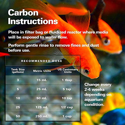 Kolar Labs Crystal Cal Activated Carbon – Small Jar, Activated Charcoal for Aquariums and Fish Tanks - size: 160 g (Pack of 1)
