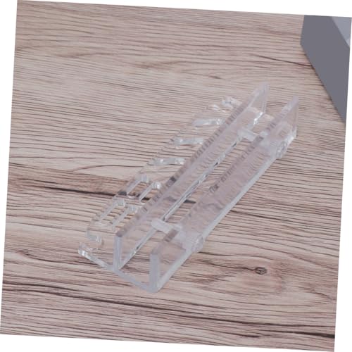 Kisangel Water Plant Tools Maintenance Kit Acrylic Holder Rack for Aquarium Tank Storage Shelves Fish Tank Decorations