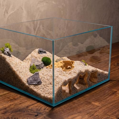 Large Sea Grotto Aquarium Cave, 3D Print Fish Hideout for Aquarium Fish Tank Decor, for Viewing Shrimp, Betta Fish, Corydora, Catfish, Pleco (Black) - color: Black