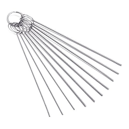 Carb Carburetor Cleaner Cleaning Brushes Kit, Small Wire Brush - 20 Needles + 10 Brushes
