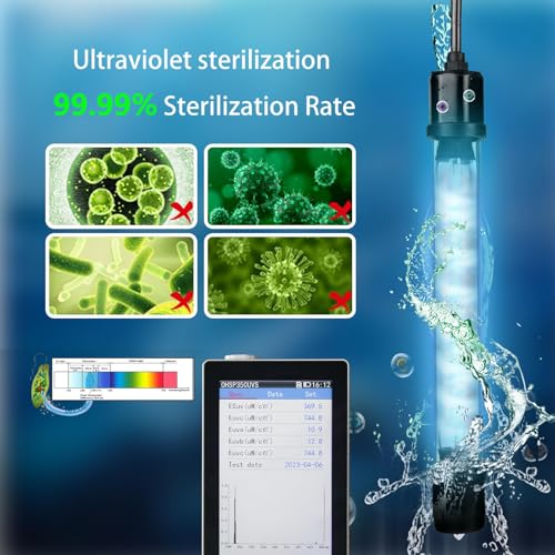 158GPH Small Aquarium Filter, UV Sterilizer for Aquarium for 10-45 Gallon Tank, Internal Pump for Turtle Betta Fish Tank Filter Silent 4-in-1 Green Killing Machine with Fish Tank Filters Deodorization - size: Small Aquarium Filter for 10-40 Gallon