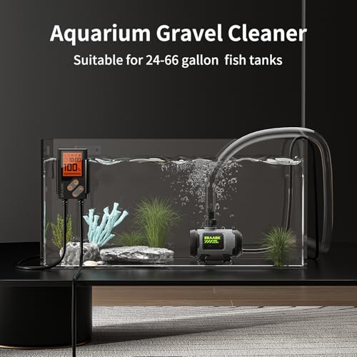ERAARK 650GPH Submersible Water Pump 25W Ultra Quiet Small Fountain Pump with control box can control the water flow and adjust the flow rate for Aquariums, Fish Tank, Pond, Hydroponics (Black)