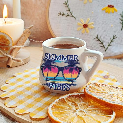 GLOBLELAND 18 Sheets Summer Beach Transfer Stickers 3.9x3.6inch Surfing Decals Stickers Parrots and Flamingos Rub on Transfer for Furniture Vase Glass Mason Jar Decorations Art Crafts - style: Summer Beach