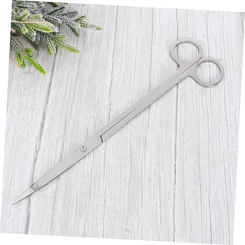 Happyyami Mirror Cutting Scissors Aquascaping Tools Kit for Aquarium Maintenance Stainless Steel Plant Scissors Tongs
