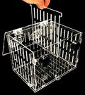 Magnetic Acclimation Breeder Box 4.5" / 8" /12" for Fish Anemone Coral Strong N52 Magnets for 1/2" Glass (8"x6"x6") - size: 8"x6"x6"