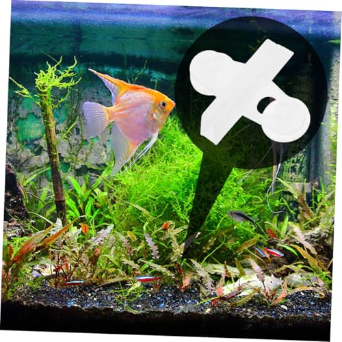 20pcs Aquarium Divider Clips with Suction Cup Holders Sturdy Abs Fish Tank Isolation Plate Support for Easy Installation Versatile Use Secure Stable for Various Tank