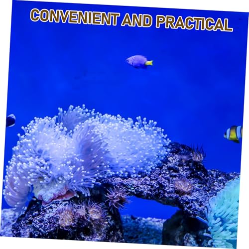 HANABASS Aquarium Background Paper Aquarium Wallpaper Fishtank Background Sticker Fish Tank Backing Background Wallpaper for Tank Aquarium Sticker Aquarium Underwater Poster PVC Blue - color: Blue