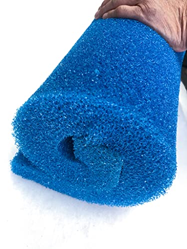 Aquarium Bio Sponge Filter Media Pad, 23.6" x 17" x 2", Open Cell Foam Cut-to-fit Matten Filter Fish Tank Sump Divider