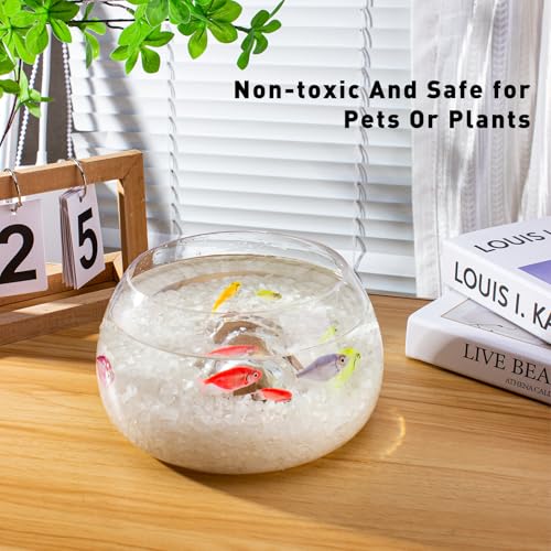 0.5 Lb/230g Clear Quartz Crystal Stone Chips Bulk, Tumbled Healing Crystal Chips Natural Gemstones Crushed Stones Decorative Vase Fillers Aquarium Gravel Rocks, 3-5mm - color: Clear Crystal, size: 0.5 LB