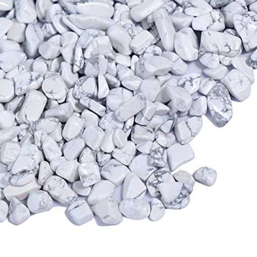 gemshan 2lb Natural White Rocks 7mm-9mm, River Rocks for Plants Succulents, Withe Stone Pebbles for Aquarium Vase Decoration - color: Turquoise