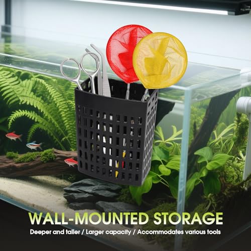 4 PCS Upgraded Aquarium Plant Holder, Adjustable thickness height Fish Tank Plant Holder with 4 Extension Hooks and 4 Suction Cups for Fish Tank Aquaponic Plant Cultivation