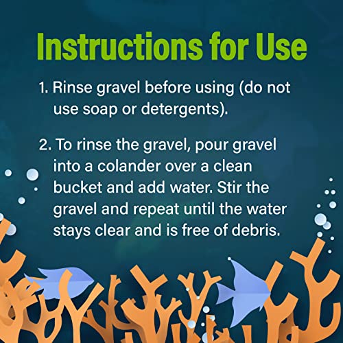 GloFish Aquarium Gravel 5 Pounds, Pearlescent, Complements Tanks and Décor (AQ-78484)