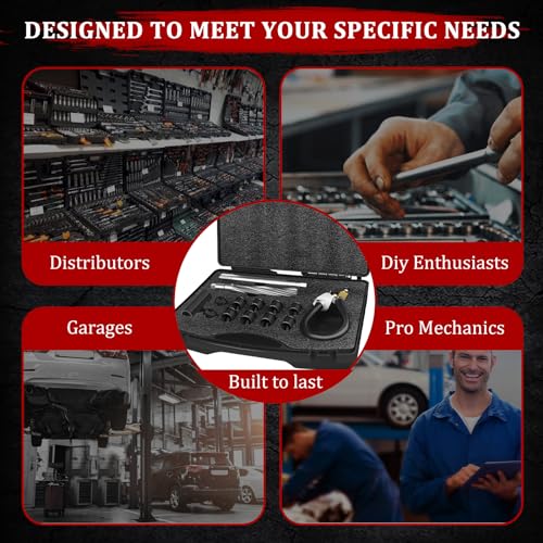 38900 Two Valve Ford Triton Tool Kit, Foolproof Repair System, Spark Plug Thread Repair Kit Compatible with 4.6L, 5.4L and 6.8 V-10 Ford Triton Two Valve Engines (Black) - color: Black