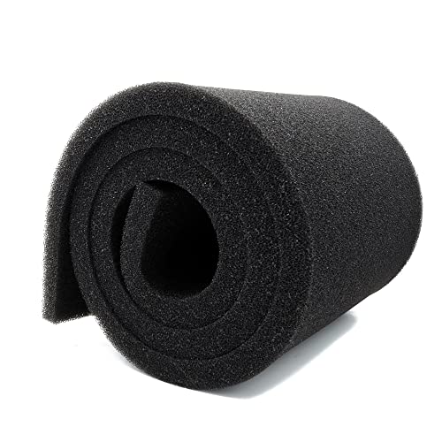 ALEGI Aquarium Filter Media Foam Material Cut to Fit, 72" x 12" x 1" Bio Pre Filter Sponge Pad Sheet for Fish Tank (12" x 72" x1"-40ppi) - size: 12" x 72" x1"-40ppi