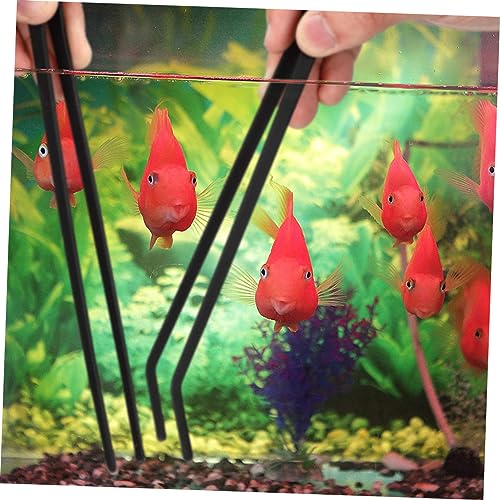 2pcs Aquatic Plant Cleaning Tools Set Straight Crooked Tweezers for Fish Tank Maintenance for Water Plants Aquascaping Easy to Use