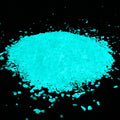 Shiny Stone Glow in The Dark Aquarium Neon Gravel Sand, Decorative Rocks for Fish Tank and Fairy Garden, Home Dec,305g/0.67lbs (Aqua, 3-5mm)