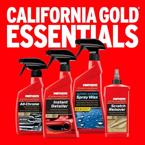 Mothers California Gold Instant Detailer, 16 oz. – Removes Smudges, Dust & Fingerprints, Boosts Gloss & Slickness, Lubrication for Clay Bars, Quick Touch-ups & Maintenance Between Washes (08216) - size: 16 Fl Oz (Pack of 1)