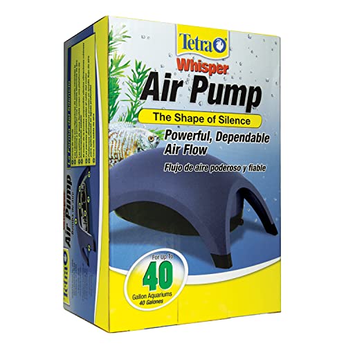 Tetra Whisper Air Pump 20 To 40 Gallons, For Aquariums, Powerful Airflow, Non-UL Listed - size: 20-40-gallon