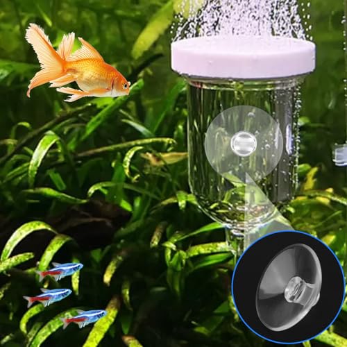 30 Pcs Aquarium Suction Cups with 30 Pcs Adjustable Zip Ties Set, Clear Fish Tank Suction Cups Without Hooks, Small Suction Cups for Aquarium Fish Tank Decoration Moss Shrimp Nest Reptile Hammocks