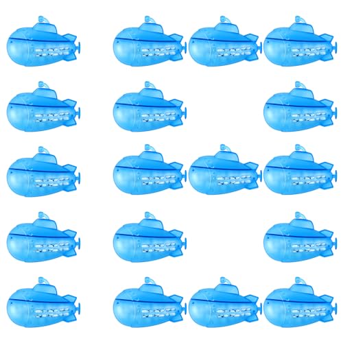 AMI PARTS Humidifier Tank Cleaner for Warm&Cool Most Humidifiers and Fish Tank Humidifier Demineralization Purifie Water Soften Hard Water 18-Pack (Blue, Adorable, Submarine Shape) - color: Blue