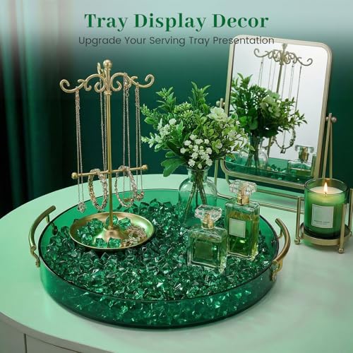DomeStar 150PCS Fake Ice, Vase Fillers Green Acrylic Fake Diamonds Plastic Gems for Fish Tank Table Scatter Decoration - color: Dark Green