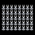 40PCS 13mm Aquarium Suction Cup Clips, Clear Airline Tube Holders for Fish Tank Air Hose, Clamps for Aeration Tubing Setup and Organization - size: 13mm