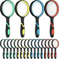 20 Pcs 10x Magnifying Glass for Kids and Seniors Non-Slip Handheld Reading Magnifier 75 mm Magnifying Lens for Book Newspaper Reading Classroom Science Nature Exploration Back to School Gifts