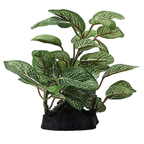 Silk Aquarium Plants, Artificial Fake Aquarium Plants Small Betta Fish Tank Plants Plastic Realistic Decorations Set 5PCS (Style A) - size: Style A