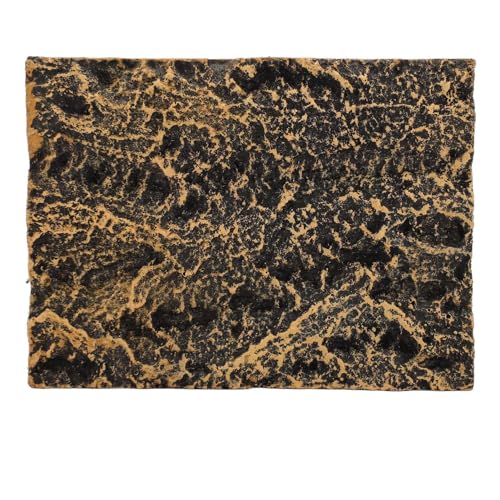AYNEFY Reptiles Reptile Decorative Supplies, Rock Terrarium Background 3D Rock Stone Background Decorations Backdrop for Fish Reptiles Amphibians Turtles Reptile (17.5 * 13cm) - size: 17.5*13cm