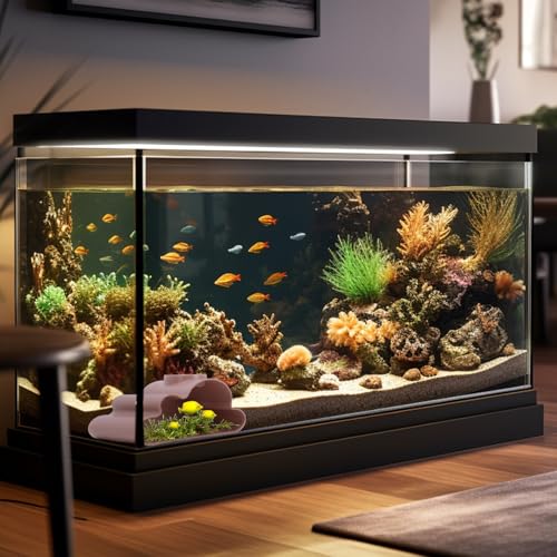 Reptile Hide Cave for Snakes & Geckos – Corner Underground Viewing Hideout with Climbing Accessories, Humid Habitat for Leopard Gecko, Corn Snake, Hognose Snake – Reptile Tank Decor Enrichment Toy - color: Curve Tunnel Cave Sand