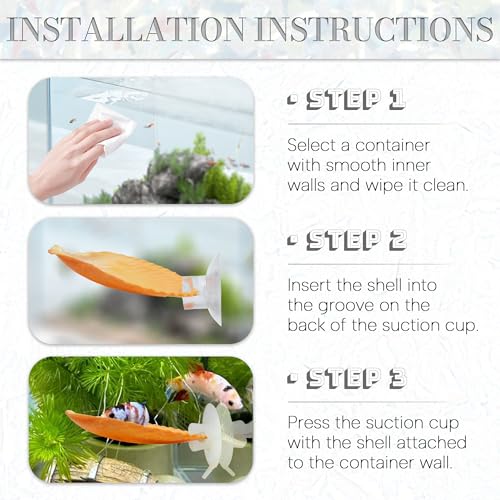 3PCS Betta Hammock Shells, Natural Small Fish Tank Decorations, Betta Fish Tank Accessories, Aquarium Decorations, Aquarium Hideout Habitat for Sleeping Resting Hiding Playing (Yellow) - color: Yellow