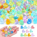 200PCS Mini Resin Small Ducks to Hide Miniature Tiny Little Plastic Ducks for Hiding Resin Duck Bulk Pack for Micro Garden Aquarium DIY Craft Office Desk Decor Vase Filler Gifts Party Favors - size: Duck (200PCS)
