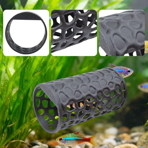 Betta Fish Tank Accessories, 2 Pack Plastic Floating Hide, Betta Hammock, Fish Hideout for Aquarium, Safe Resting Spot, Shrimp Hides for Aquarium