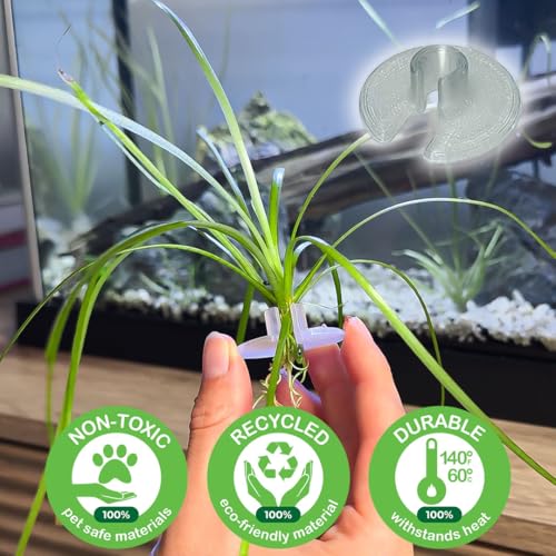 3ct Substrate Buddies – Aquarium Plant Plugs for Freshwater Aquascaping, Securely Hold Aquatic Plants in Substrate, Assist Rooting & Growth, Easy Aquascape Propagation Tools