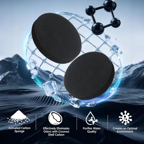20 PCS Replacement Filter Media Kit for Fluval FX4/FX5/FX6 Aquarium Filters, Including Carbon Filter Pads, Bio-Foam Block, Bio Ceramic Rings, Bio-Foam Pads