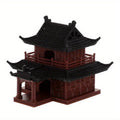 1pcs Ancient Style Inn Ornaments Bonsai Micro-Landscaping Ornaments Ancient Architecture Model Pavilion Wigwam Land and Water Tank Fish Tank Aquascape