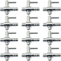 12PCS Aquarium Air Distributor Threaded 1 Way Aquarium Oxygen Booster Pump Accessory Air Volume Adjustment Valve Diverter Aquarium Air Flow Control Valve for Hydroponics Fish Farming